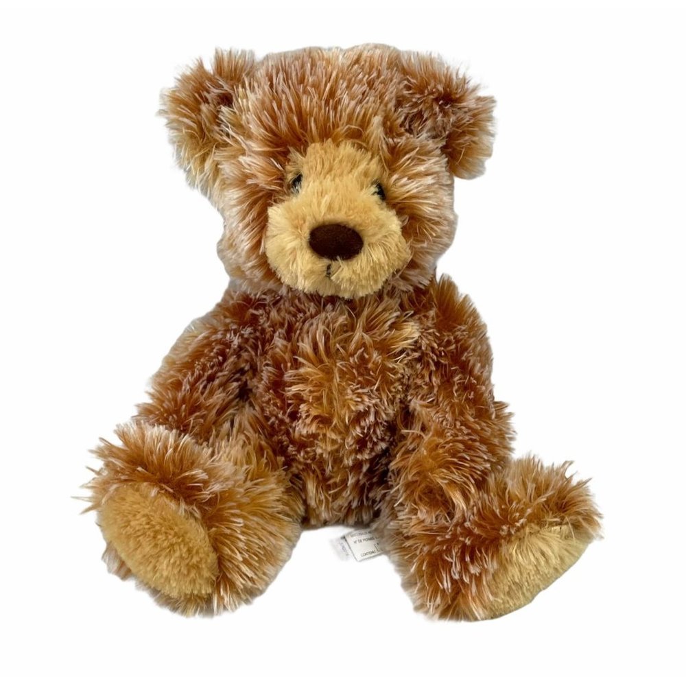 Aurora Teddy Bear Ginger Red Brown 9"‎ Plush Stuffed Animal Sitting